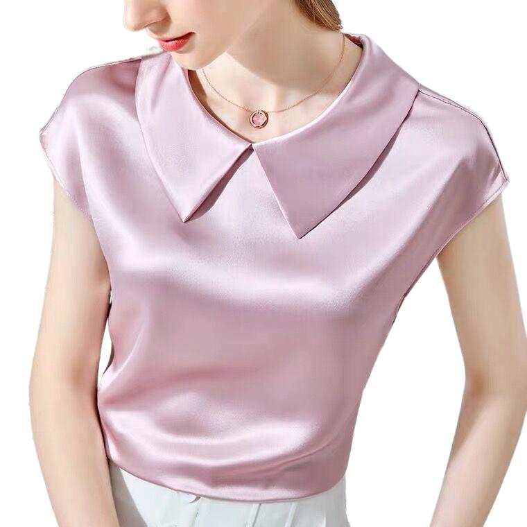 Silk Blouse - Женские элегантные рубашки из ледяного шелка