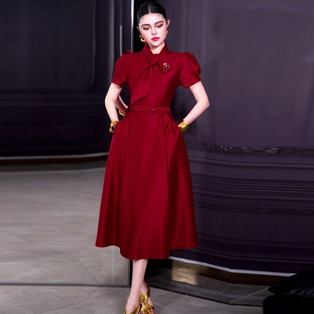 Новое женское платье ZJYT: тре – обзор и цена Women'S Red Formal Wear