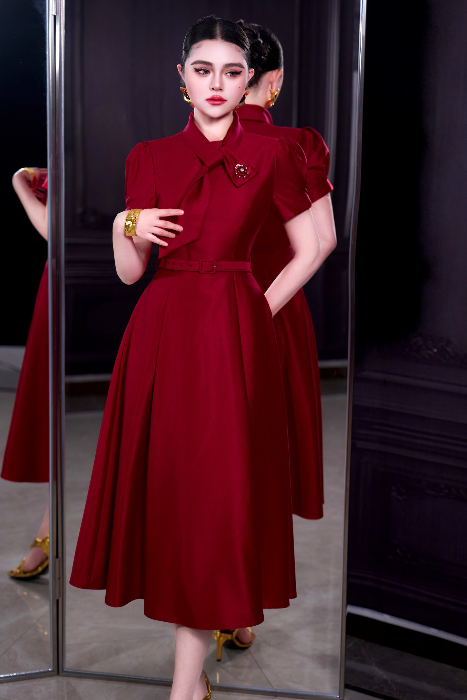 Новое женское платье ZJYT: тре – обзор и цена Women'S Red Formal Wear