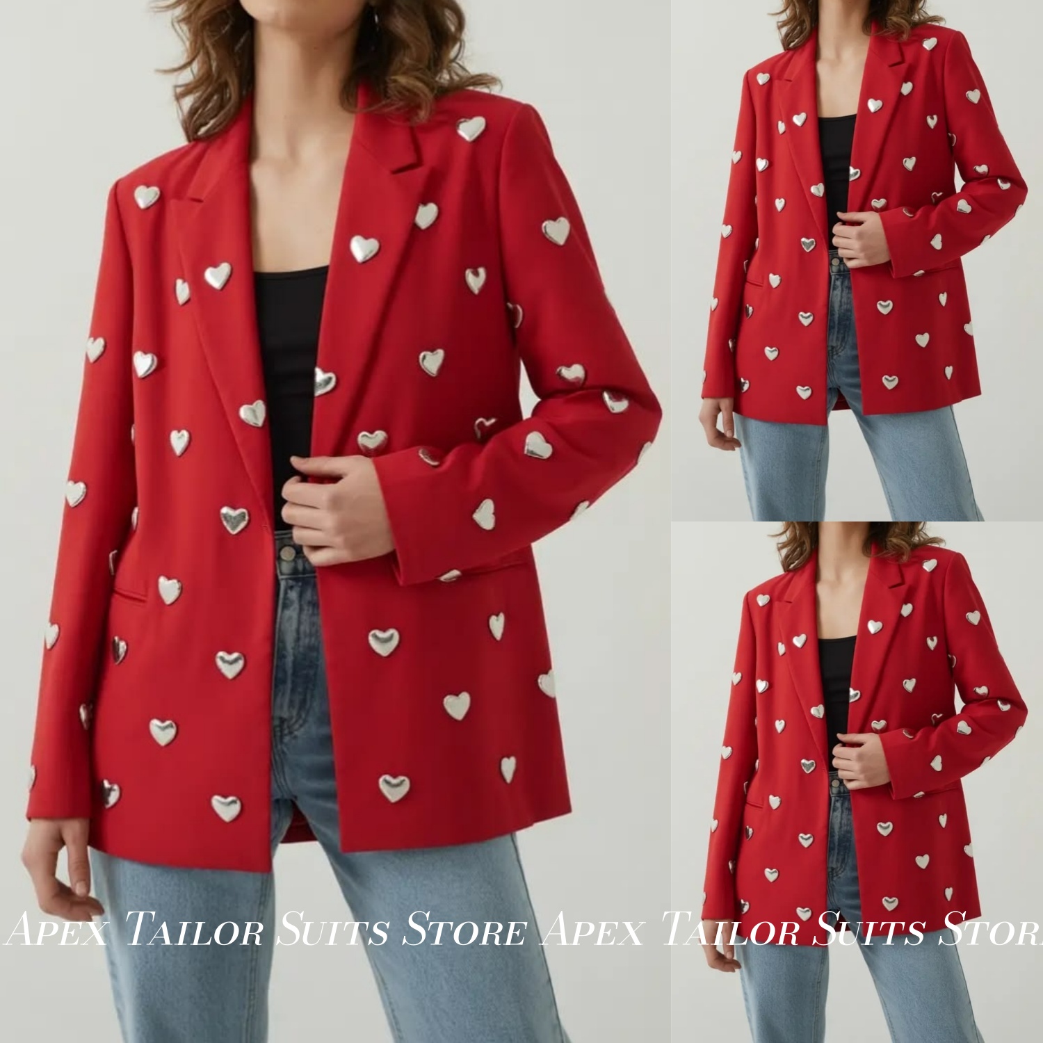Модный женский красный блейзер – обзор и цена Womens Blazer