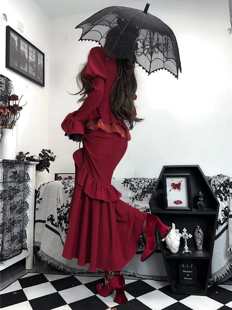 Весеннее красное винтажное пла – обзор и цена Women'S Red Formal Wear