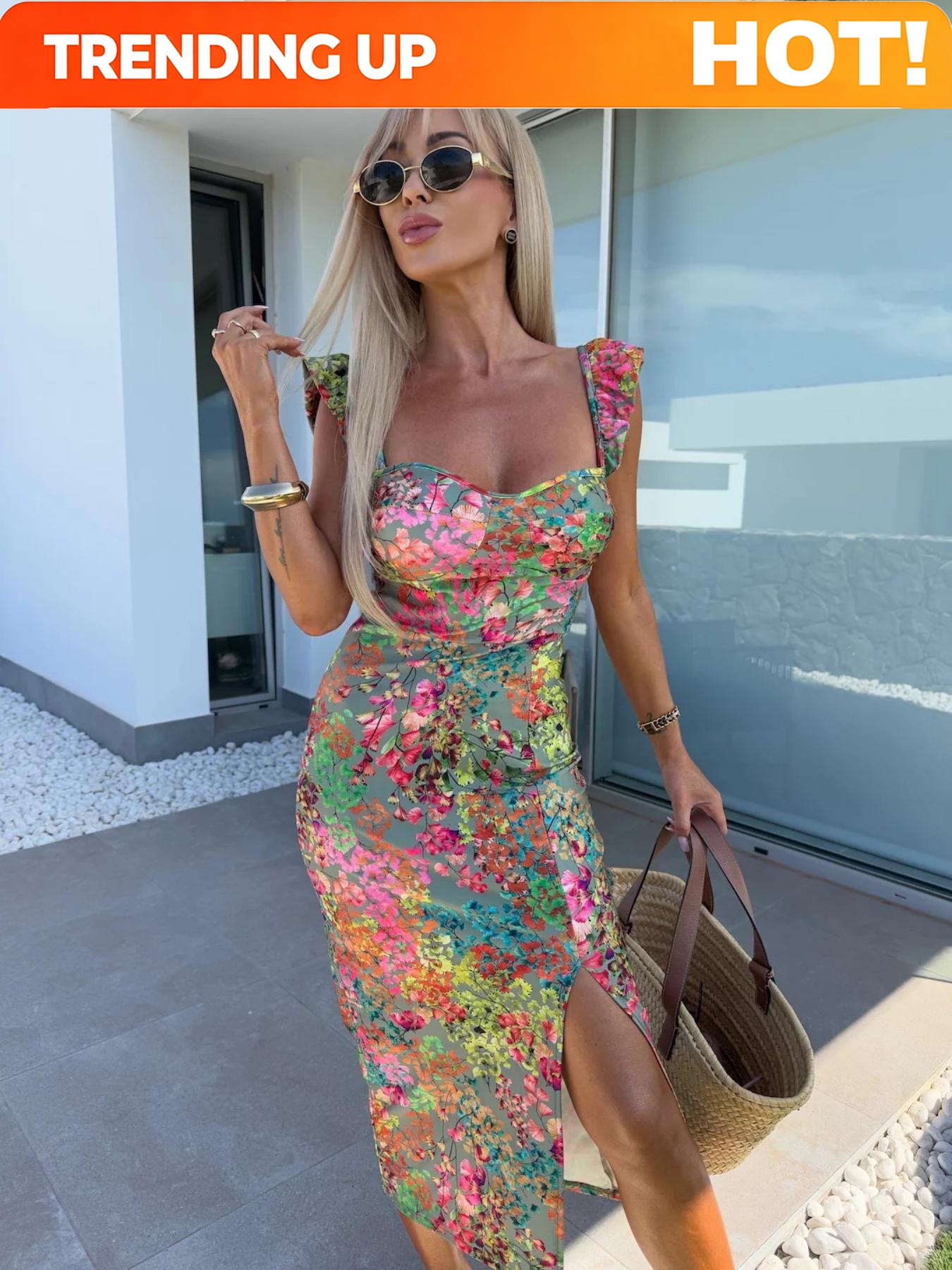 Элегантное платье в стиле бохо – обзор и цена Midi Dress