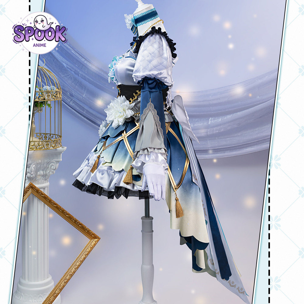 Сине-белое платье Лолиты, кост – обзор и цена Evening Gown